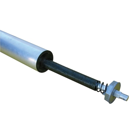 Roll N Lock Manual Retractable, Lockable, Black, Vinyl LG404M